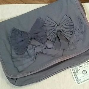 Grey oversized clutch